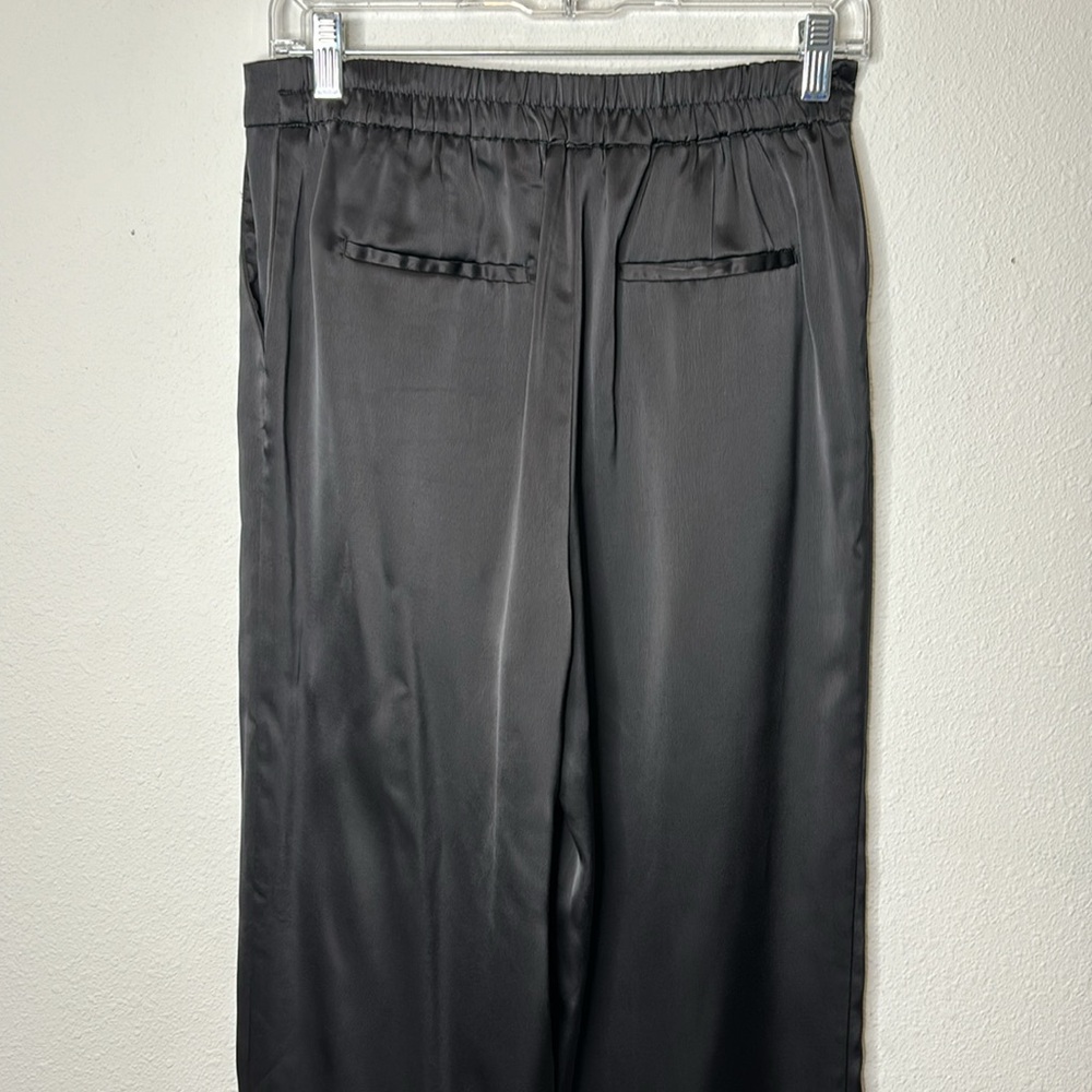Rachel Zoe size 6 black satin dress pants - Picture 8 of 10